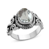 Spectrolite  Silver Rings