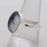 925 Sterling Silver Dendritic Opal Rings