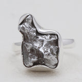 Meteorite Silver Rings