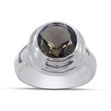 Green Amethyst Silver Rings