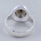 Green Amethyst Silver Rings