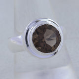 Green Amethyst Silver Rings
