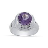 Green Amethyst Silver Rings