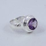Green Amethyst Silver Rings
