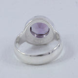 Green Amethyst Silver Rings