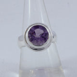 Green Amethyst Silver Rings