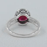 925 Sterling Silver Amethyst Ring