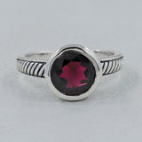 925 Sterling Silver Amethyst Ring