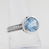 925 Sterling Silver Amethyst Ring