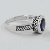 925 Sterling Silver Amethyst Ring