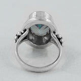 Mystic Quartz Gemstone Silver Ring