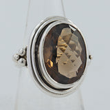 Mystic Quartz Gemstone Silver Ring
