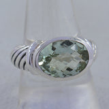925 Sterling Silver Blue Topaz Ring