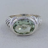 925 Sterling Silver Blue Topaz Ring