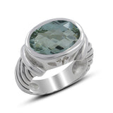 925 Sterling Silver Blue Topaz Ring