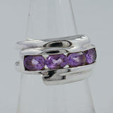 925 Sterling Silver Amethyst Ring