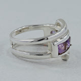 925 Sterling Silver Amethyst Ring