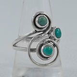 925 Sterling Silver Tibetan Turquoise Ring