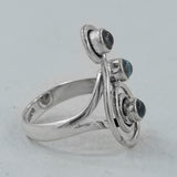925 Sterling Silver Tibetan Turquoise Ring