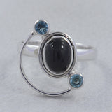 925 Sterling Silver Peridot Rings