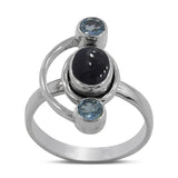 925 Sterling Silver Peridot Rings