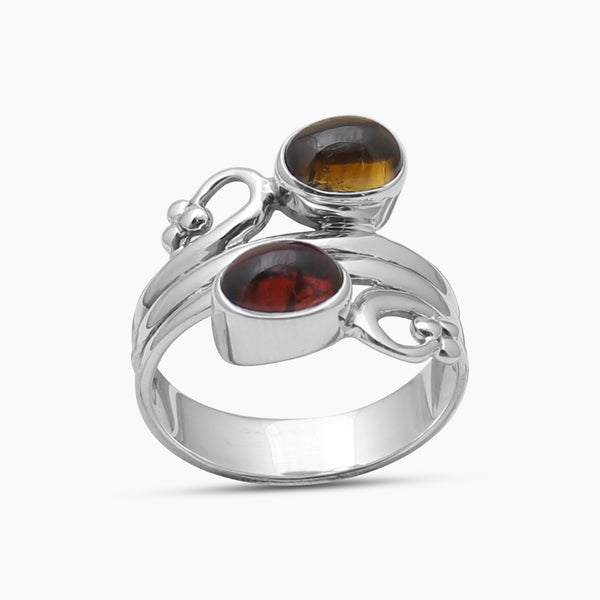 Tourmaline Silver Rings