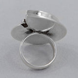 925 Sterling Silver Ammonite Ring