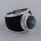 925 Sterling Silver Labradorite Rings