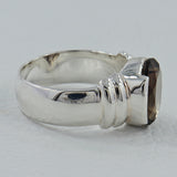 925 Sterling Silver Blue Topaz Rings