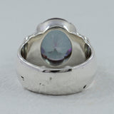 925 Sterling Silver Blue Topaz Rings
