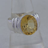 925 Sterling Silver Blue Topaz Rings