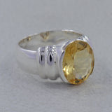 925 Sterling Silver Blue Topaz Rings