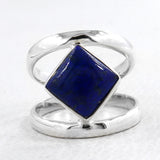 Larimar Silver Rings