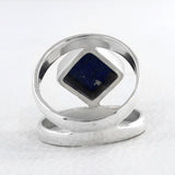 Larimar Silver Rings