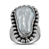 925 Sterling Silver Pearl Rings