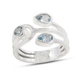 Peridot Gemstone Sterling Silver Rings