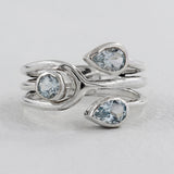 Peridot Gemstone Sterling Silver Rings