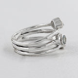 Peridot Gemstone Sterling Silver Rings