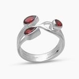 Peridot Gemstone Sterling Silver Rings