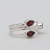 Peridot Gemstone Sterling Silver Rings