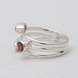 Peridot Gemstone Sterling Silver Rings