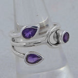 Peridot Gemstone Sterling Silver Rings