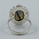 925 Sterling Silver Labradorite Rings