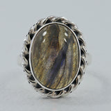 925 Sterling Silver Labradorite Rings
