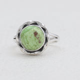 Natural Gaspeite Silver Rings