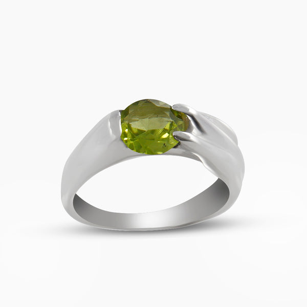 925 Sterling Silver Peridot Rings