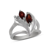 Amethyst Silver Rings