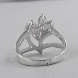 Amethyst Silver Rings