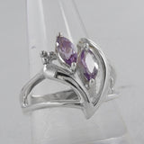 Amethyst Silver Rings