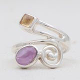 925 Sterling Silver Peridot Rings